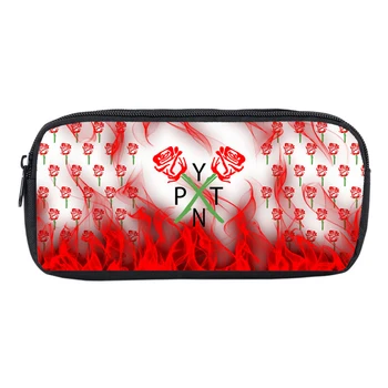 Payton Moormeier Školské potreby kancelárske potreby peračník 3D PYTN Vytlačené Čistá Red Hot make-up Okno odkladacie Puzdro Deti Kozmetická Taška