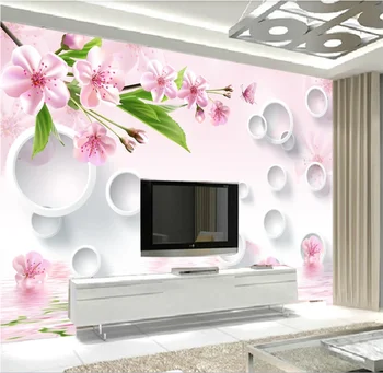 Pearl flower gold leaf motýľ lásky kvet, romantické, TV joj, steny vlastnú tapetu 8D nepremokavé steny pokrýva