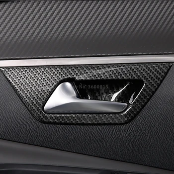 Peugeot 3008 GT 2017 2018 2019 2020 Uhlíkové Vlákna vo Vnútri Dverí Rukoväť Miska Kryt Lišty Výbava Dekorácie Interiérové Doplnky
