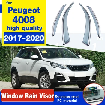 Peugeot 4008 2017-2020 Auto Okno Slnko, Dážď Tieni Clony Proti Oslneniu Štít Útulku Chránič Kryt Výbava Počasie Štít Auto Príslušenstvo