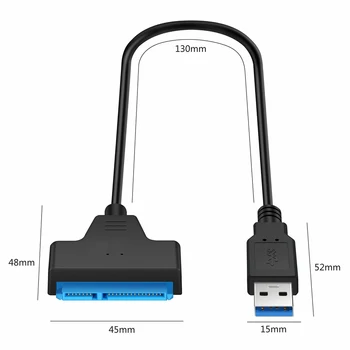 Pevný Disk Kábel Adaptéra SATA 2.5 v Pevného Disku Kábel USB3.0 SATAIII Converter Nový Príchod