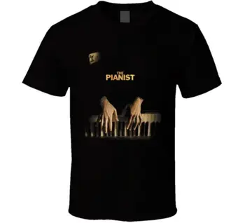 Pianista Film World War 2 Adrien Brody T Shirt Cartoon t shirt mužov Unisex Nové Módne tričko doprava zadarmo top ajax