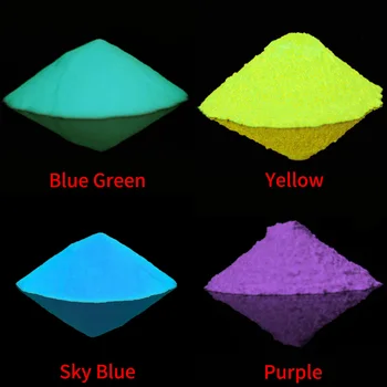 Pigment Strany Hračky Tmavý Prášok Odolné DIY Super Jasná Žiara Fluorescenčné Phosphorescent Prenosné Svetelné Piesku Domov