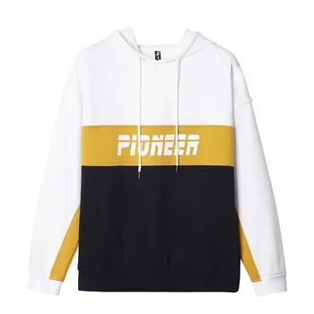 Pioneer tábor nový príchod jari hoodies mikina mužov značky oblečenia módny hit farebná mozaika