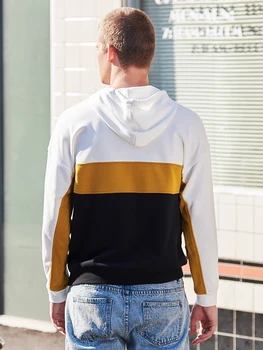 Pioneer tábor nový príchod jari hoodies mikina mužov značky oblečenia módny hit farebná mozaika
