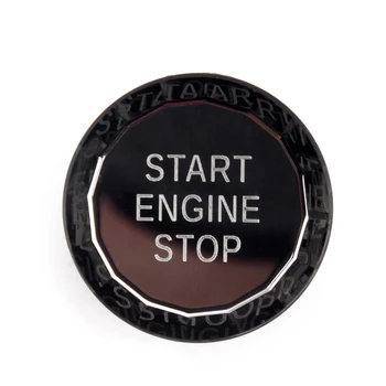 Plastové Auto Crystal Štýl Engine Start Stop Tlačidlo Krytu Dekor Spp vhodné Na BMW 3Ser 8Ser G20 G28 Z4 X5 X7