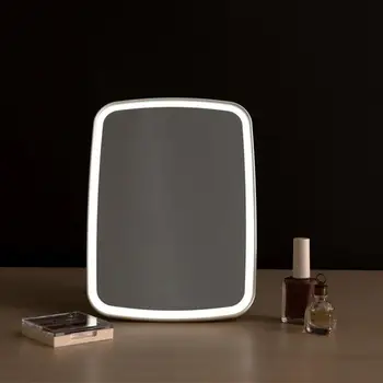 Plochy LED make-up Zrkadlo citlivé na Dotyk Ovládanie LED Prírodné Vyplniť Svetla Nastaviteľný Uhol USB Nabíjateľné