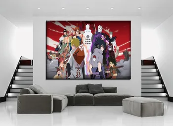 Plátno Plagát Na Steny V Obývacej Izbe Umenie Domov Dekoratívne 3 Kusy Anime Naruto Hlavná Postava Maliarske Dekoračné Rámec