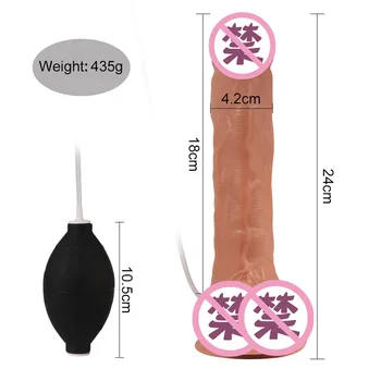 Pokožke Pocit Realistické dildo Penis Super Obrovský Big Dildo s Vodou Sprej Sexuálne Hračky pre Ženy, Sex Produkty Ženská Masturbácia