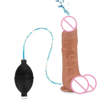 Pokožke Pocit Realistické dildo Penis Super Obrovský Big Dildo s Vodou Sprej Sexuálne Hračky pre Ženy, Sex Produkty Ženská Masturbácia