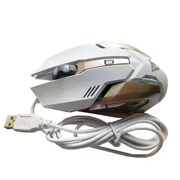 Polychromatické LED USB Wired Mouse Optoelektronické Myši Mechaniky Pocit Myš Herné Optických Myší Premium pre Počítač, Notebook