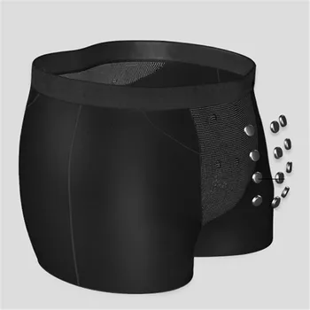 Populárne pánske 18 Micro-magnetické Spodky Hodvábne Modálne Zdravé Magnetické Boxer Nohavičky Black Techonology Bielizeň Šortky