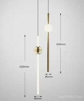 Post-moderné Línie Luster Osvetlenie Horizontálne Vertikálne Svetlá Tvorivé Obývacia Izba Reštaurácia Dekor Led Visí Lampa Listry