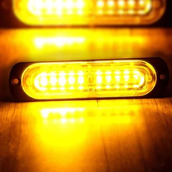 Povrchu Svetlometu Auto-Styling Truck Led Výstražné Lampy Strobo Núdzové Osvetlenie Blikajúca Žltá Auto Truck LED Núdzový Maják na Čítanie