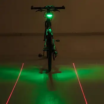 Požičovňa Cyklistické Svetlá, zadné svetlá, LED o Bezpečnosti Laserového zariadenia Varovanie Nepremokavé Cyklistické Osvetlenie, Cool Požičovňa Chvost Cyklistické Doplnky Svetlo