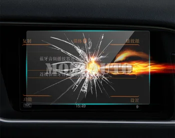 Pre Audi Q3 Q5 6.5 Palcový Tvrdeného Skla GPS Navigácie Screen Protector 2009-1pcs Auto Doplnky Interiéru Auta Dekor