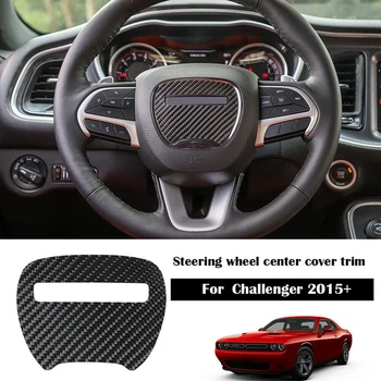 Pre Dodge Challenger Volantu, Trim Dekor Kryt Nálepky-2019 Uhlíkových Vlákien