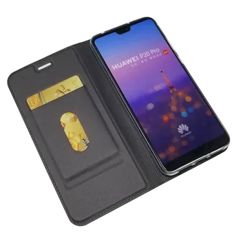 Pre Huawei P20 Pro Magnetické napätie PU kožené Luxusné peňaženky Telefónu prípade HuaweiP20 Pro s card pre Huawei P20pro