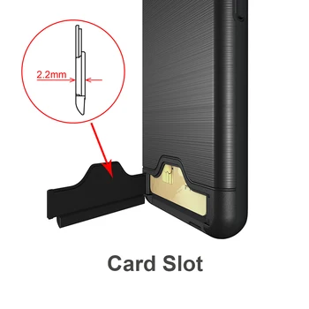 Pre LG G7 ThinQ Prípade, G 7 Shockproof Stojan Brnenie Telefón Taška Prípade Ťažkých Kartu Držiteľ Coque dvojitá vrstva Ochranný Kryt