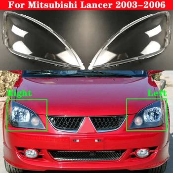 Pre Mitsubishi Lancer 2003-2006 Auto Predných Svetlometov Kryt Svetlometu Tienidlo Lampcover Vedúci svetlo svetlo sklo Objektívu Shell Zahŕňa