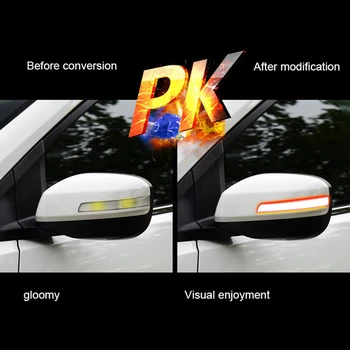 Pre Občianske JADE CRIDER MESTO LED Auto Bočné Krídlo Spätné Zrkadlo Sekvenčné Dynamické Zase Signálneho Svetla Blinker na Čítanie