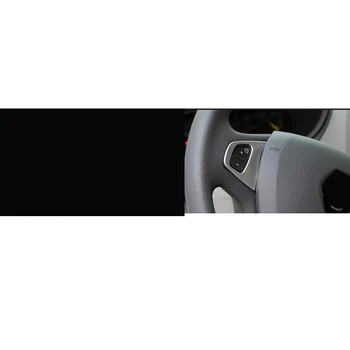 Pre Renault Captur 2016 2017 auto styling ABS Chrome volant, kryt výbava Interiéru Auta Výbava Nálepky 2ks/set C924