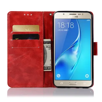 Pre Samsung Galaxy J5 Prípade Samsung J5 Prípade Wallet PU Kožené Telefón puzdro Pre Samsung J5 J500 J500H J500F SM-J500F