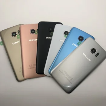 Pre Samsung Galaxy S7 G930 G930F G930FD Plný Bývanie Uprostred Rám Rám Bývanie Šasi S7 Batérie Výmena Skla Dverí