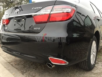 Pre Toyota Camry XV50 2016 2017 Zadné Hmlové Svietidlo Kryt Svetla Výbava Auta Styling Príslušenstvo Chrome ABS