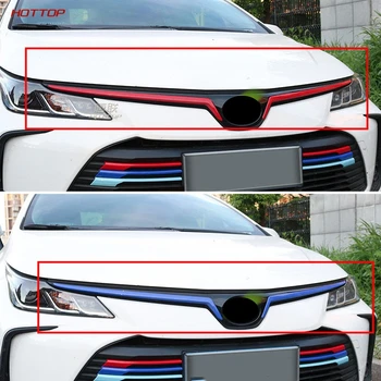 Pre Toyota Corolla 2019 2020 Uprostred Oka Čalúnenie Pás Uprostred Oka Tri Farebné Pásy