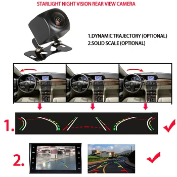 Pre Toyota Pôdy Cruiser Prado LC90 LC120 LC150 LC200 1996~2017 auto kamery počas jazdy sledovať funkciu Spätné zrkadlo