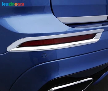 Pre Volvo XC60 XC 60 v roku 2018 2019 ABS Chrome Zadný Nárazník Hmly na Čítanie Rám, Kryt Trim Chvost FoLight Dekorácie, Doplnky