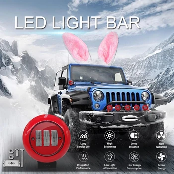 Predaj Kolo Bar Pracovné Svetlo Pre Off Road truck 4WD SUV 4x4 Vozíky 30W 6000K Svetlá Pracovné Svetlo Bar