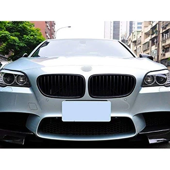 Predný Nárazník Sport Obličiek Grilovacia Mriežka pre BMW 5 F10-Series 4 Dvere 4D Sedan 520I 523I 525I 528I 530I 535I K550I 2010-2016 (Matný