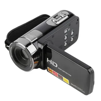Prenosné 270 Stupňov Otočná 3.0 Palcový 1080P 16X Zoom 24MP Digitálna videokamera DV Videokamera HD