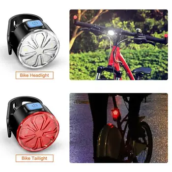 Prenosné Bicykel zadné svetlá, Bike LED Zadné Svetlo Chvost Bezpečnostné Upozornenie Cyklistické Svetlo USB Nabíjateľné Bicykli Štýl Príslušenstvo 2020
