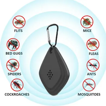Prenosné USB Repelent proti komárom Ultrazvukový Elektronický Švába Spider Vrah Zvierat Odpudzujúce Lete
