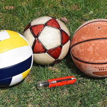 Prenosný Mini Ball Čerpadlo Basketbal, Futbal, Volejbal Nafukovacím Čerpadla Nafukovacie Ihla Dýzy Príslušenstvo