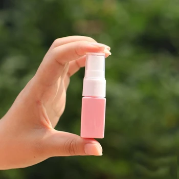 Prázdna Fľaša 10Pcs Ženy Plastové 30ML Prázdne Kozmetické Kontajnerov RUŽOVÁ Parfum Spray Fľaše na Cestovanie