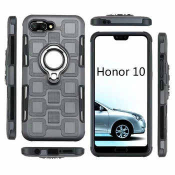 Prípad Pre Huawei Honor 10 Kryt česť 10 prípade prst prsteň stáť držiteľ magnet TPU mäkké puzdro Pre Huawei Honor 10 prípade kimTHmall