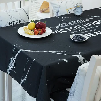 Prúžok Nordic Bavlnená posteľná Bielizeň Obrus Nepremokavé Módne Luxusný Konferenčný Stolík Moderný Dizajn Penteadeira Party Dekorácie EC50ZB