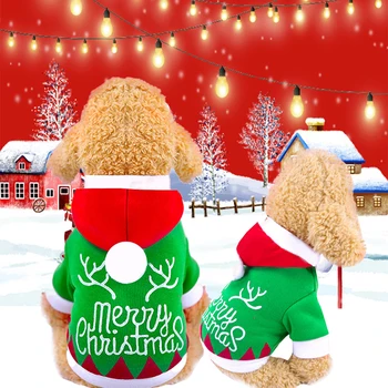 Psie Oblečenie, Vianočné Kostýmy Psy, Mačky Hoodies Čivava Winter Psa Kabát Pet Oblečenie Malých Psov, Mačky A Oblečenie