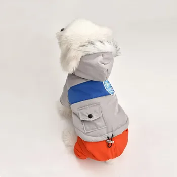 Psie Oblečenie v Zime Teplé Psa Bunda, Kabát Šteňa Vianočné Oblečenie Mikiny Pre Malé a Stredné Psy Šteňa Oblečenie Anti-vietor