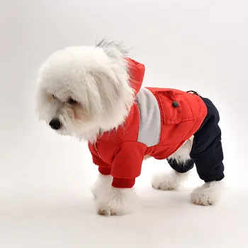 Psie Oblečenie v Zime Teplé Psa Bunda, Kabát Šteňa Vianočné Oblečenie Mikiny Pre Malé a Stredné Psy Šteňa Oblečenie Anti-vietor