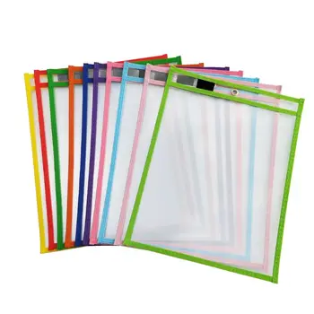Puzzle Transparentné Suchý Štetec Bag Môžu Byť Znovu použité S PVC PET Písanie Suché Stieranie Taška Kreslenie Hračka Pre Deti, Detí, Dospelých