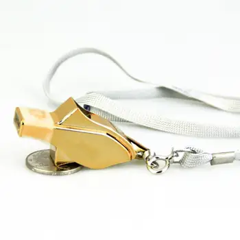 Píšťalka Zlatý Delfín Tvarované Whistle Stráže Zuby Whistle Profesionálny Rozhodca Pískať Pre Basketbal, Futbal, Zápas