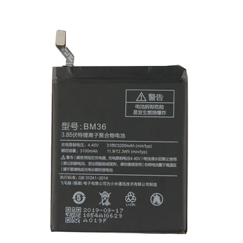 Pôvodné 3200mAh Náhradné Batérie BM36 Pre Xiao Mi 5S MI5S Nový Autentický Mobilného Telefónu, Batérie