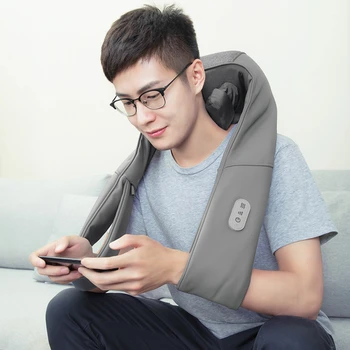Pôvodný Xiao Lefan 3D Bezdrôtové Elektrické Krku Ramenný Telo Masážneho U Shape Shiatsu Vyhrievané Masírovať Massagem Auto Home Office