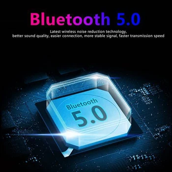 Q61C TWS Bezdrôtová 5.0 Slúchadlá IPX6 Nepremokavé Headset 1500MAh Plnenie Prípade 8D Stereo Slúchadlo LED Displej