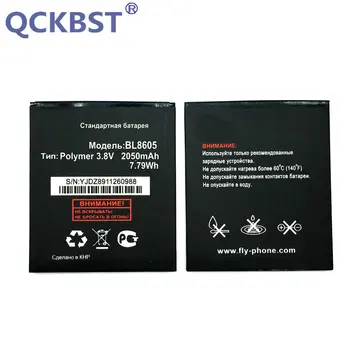 QCKBST Nové Lietať BL8605 2050mAh Batérie Pre Lietať FS502 BL 8605 Mobilný Telefón, Originálne Náhradné Batérie Na sklade kódu Sledovania